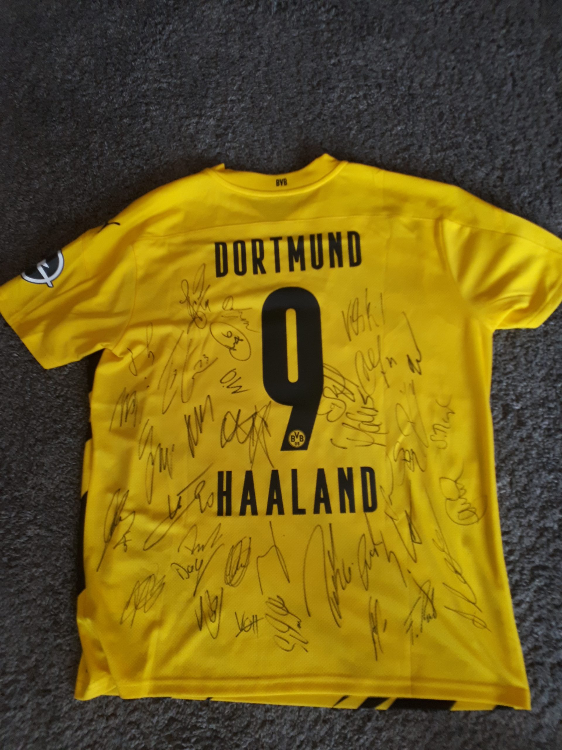 Teamsigniertes Trikot Erling Haaland | Borussia Dortmund