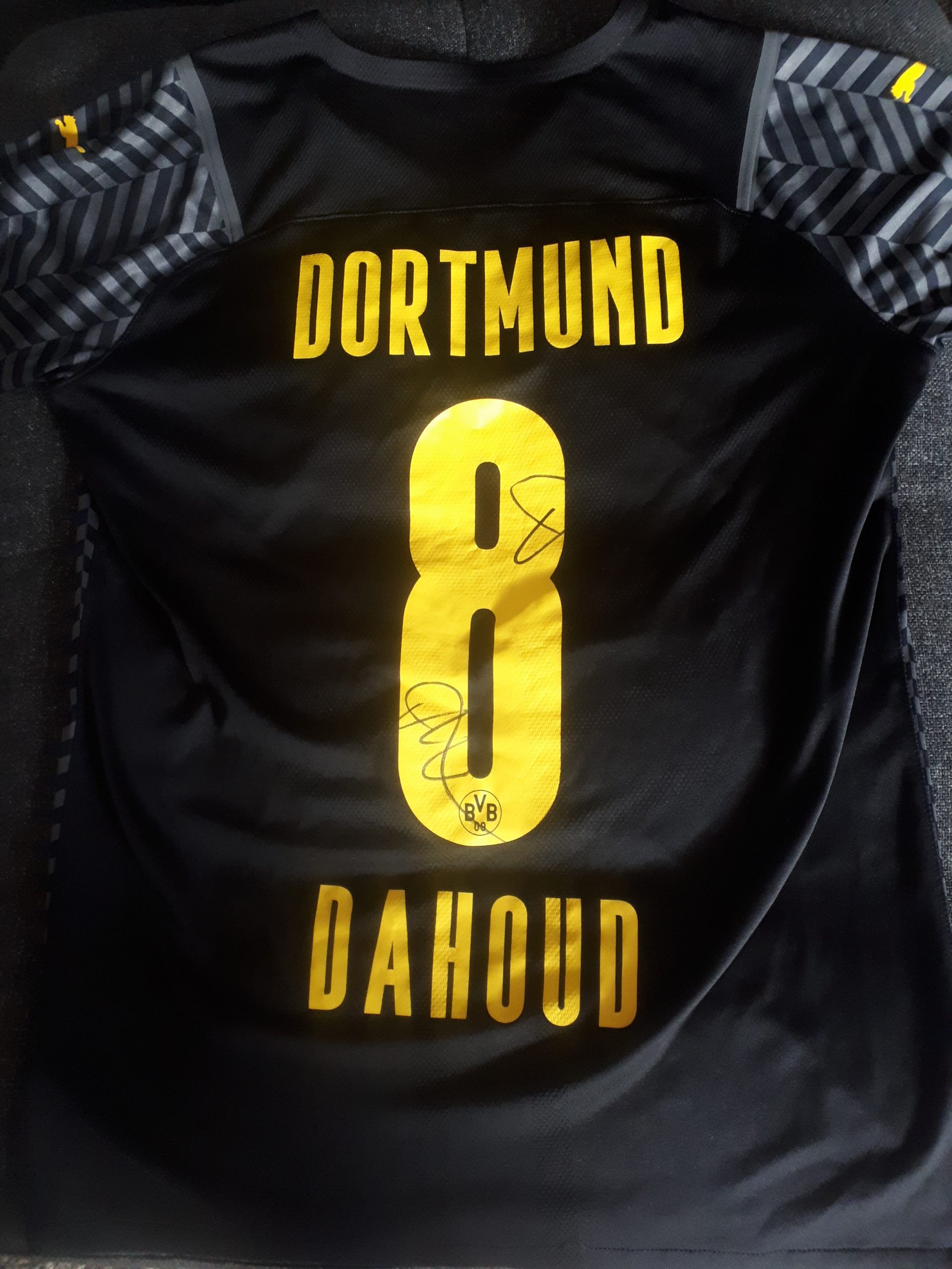 Signiertes Original- Trikot Mahmoud Dahoud | Borussia Dortmund